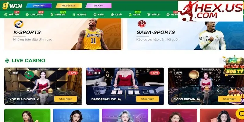 4 điểm nổi bật tạo nên sức hút của 9Win