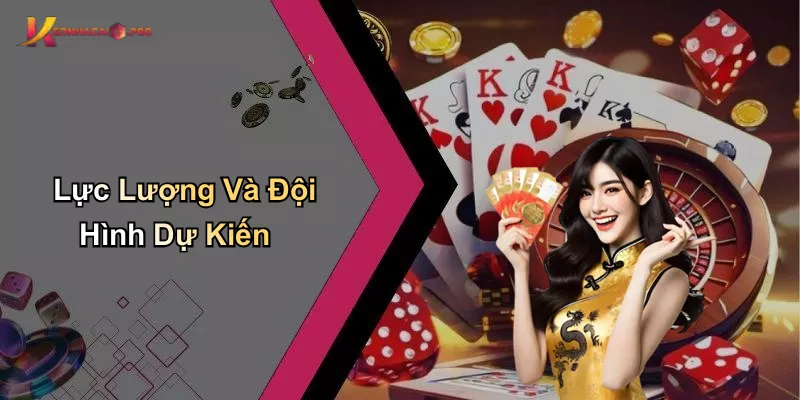 Lực Lượng Và Đội Hình Dự Kiến