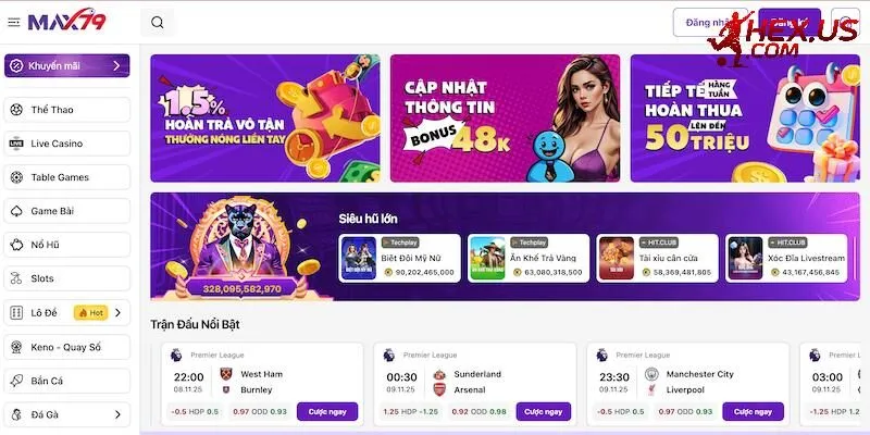 Max79 - Nền tảng giải trí số 1 tại Việt Nam Max79 - Nền tảng giải trí số 1 tại Việt Nam