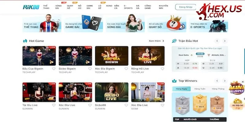 Sức hút nổi bật của nhà cái Rik88 Sức hút nổi bật của nhà cái Rik88