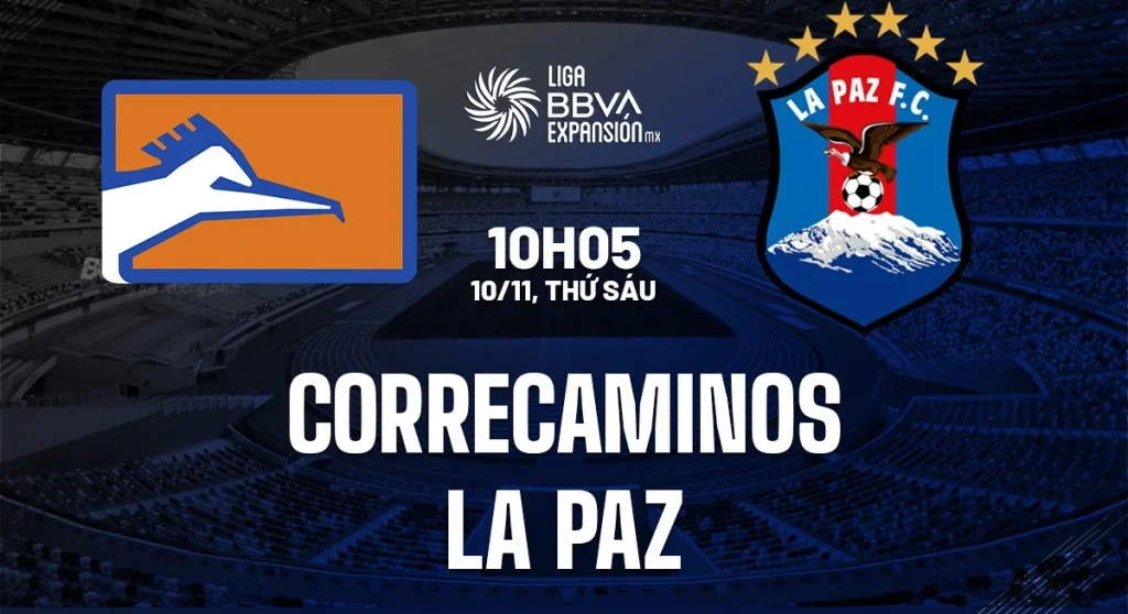 Soi kèo Correcaminos vs La Paz 10h05 ngày 10/11 (Hạng 2 Mexico 2023)