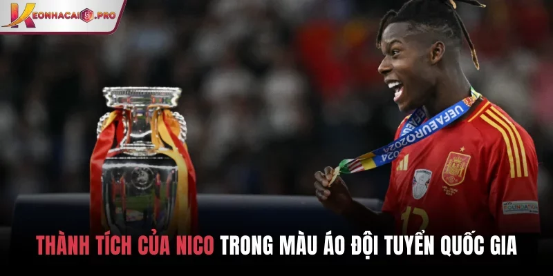 Thành tích của Nico trong màu áo đội tuyển quốc gia Thành tích của Nico trong màu áo đội tuyển quốc gia
