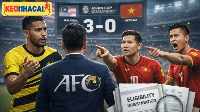Vụ lùm xùm nhập tịch Malaysia: AFC xem xét xử Việt Nam thắng 3-0 vu-lum-xum-nhap-tich-malaysia-afc-xem-xet-xu-viet-nam-thang-3-0