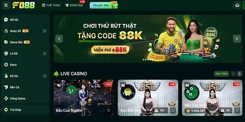 Đôi nét chung sân chơi FO88