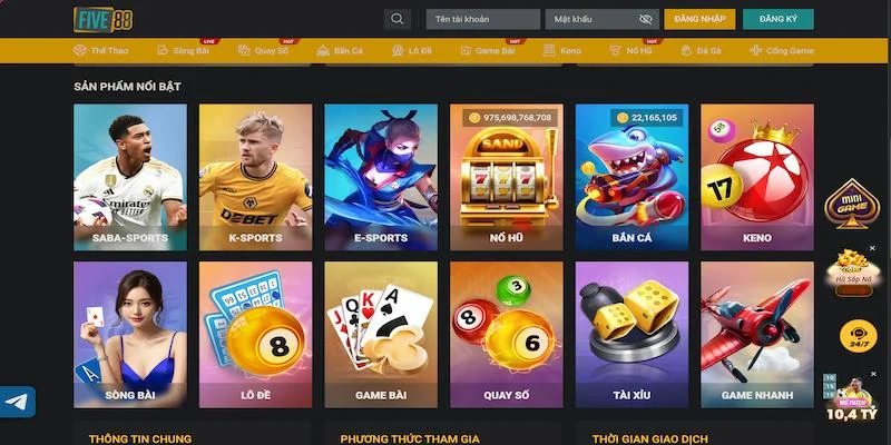 Đánh giá ưu điểm vượt trội của nhà cái FIVE88