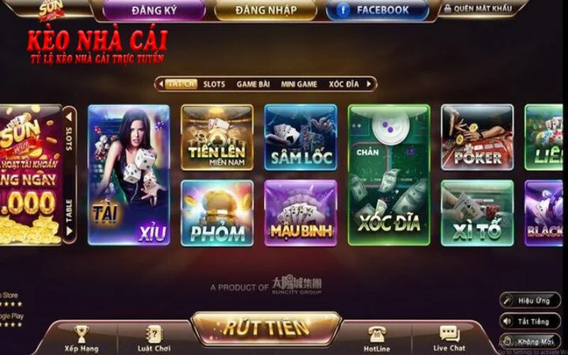 Các trò chơi nên thử tại nhà cái Sunwin