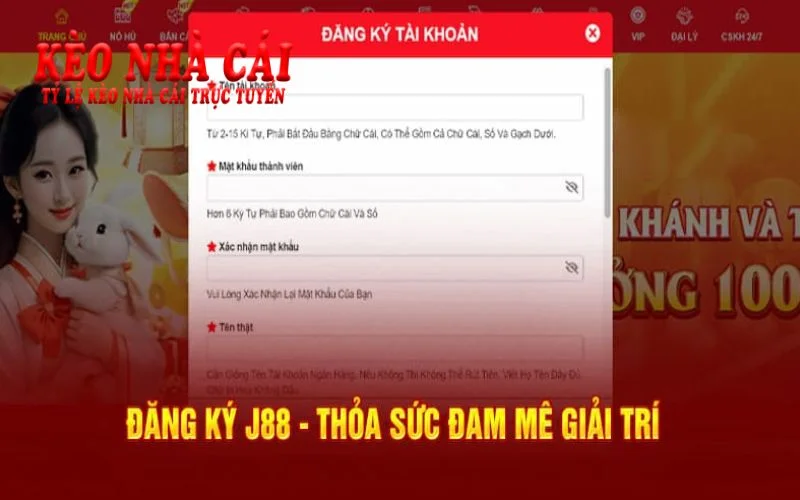 Các bước đăng ký J88 chi tiết