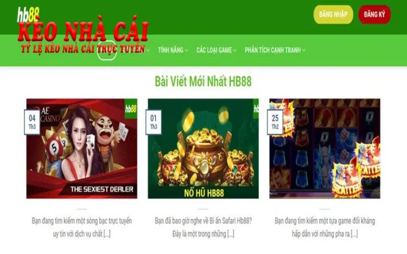 Hệ sinh thái cá cược toàn diện chỉ có tại nhà cái HB88