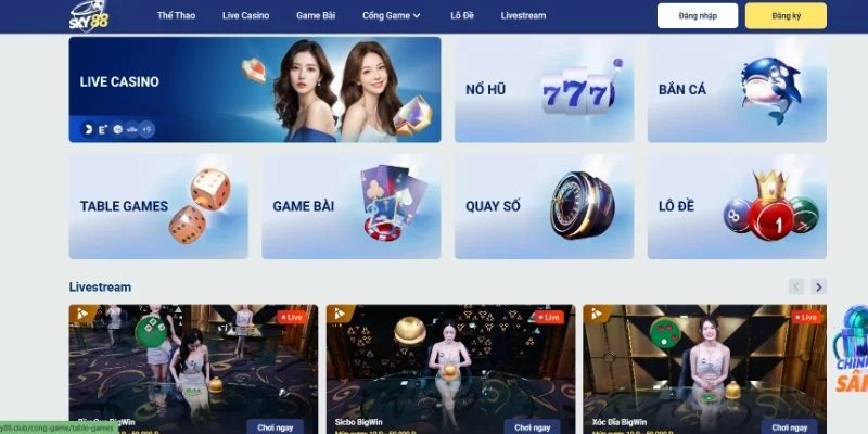 SKY88 - Thông tin nhà cái được người chơi yêu thích nhất SKY88 - Thông tin nhà cái được người chơi yêu thích nhất